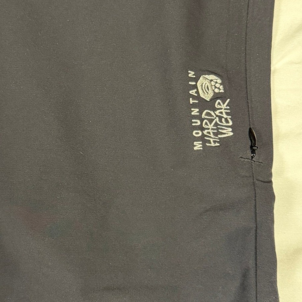 Mountain Hardwear Mens‎ XXL Black Technical Hiking Pants Zippered Leg Inseam 30 - Picture 2 of 7